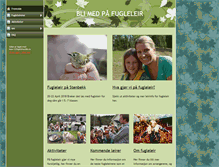 Tablet Screenshot of fugleleir.com